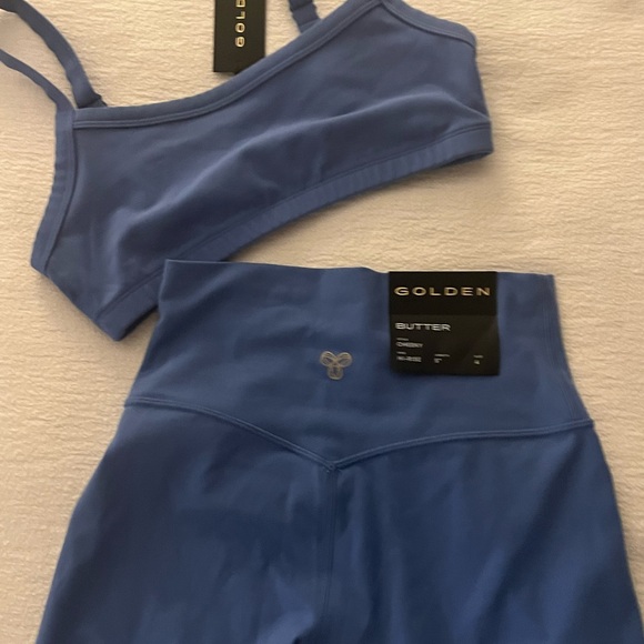 NWT Aritzia golden butter set in French blue - Picture 7 of 8